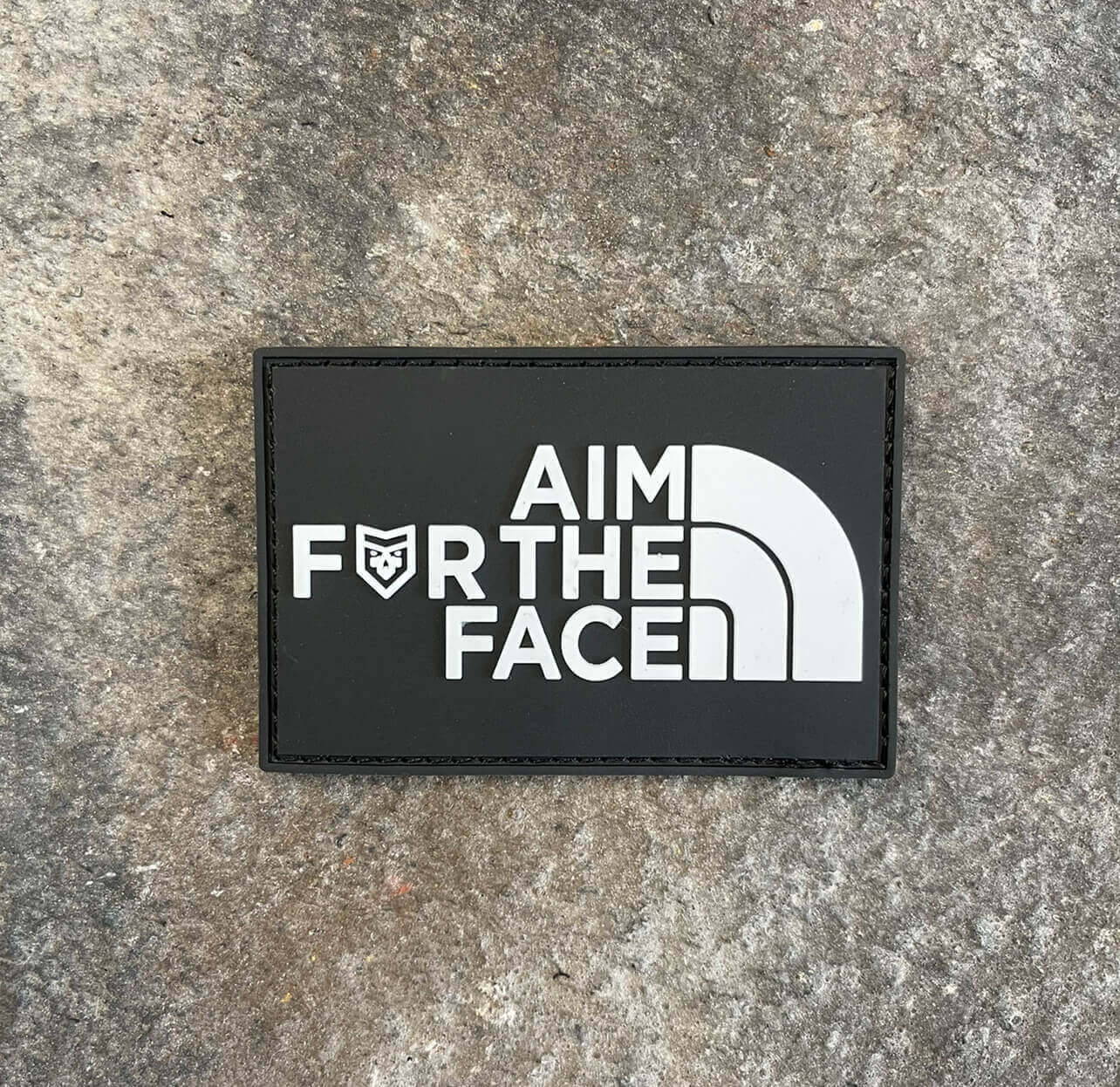 Aim for the Face PVC Morale Patch