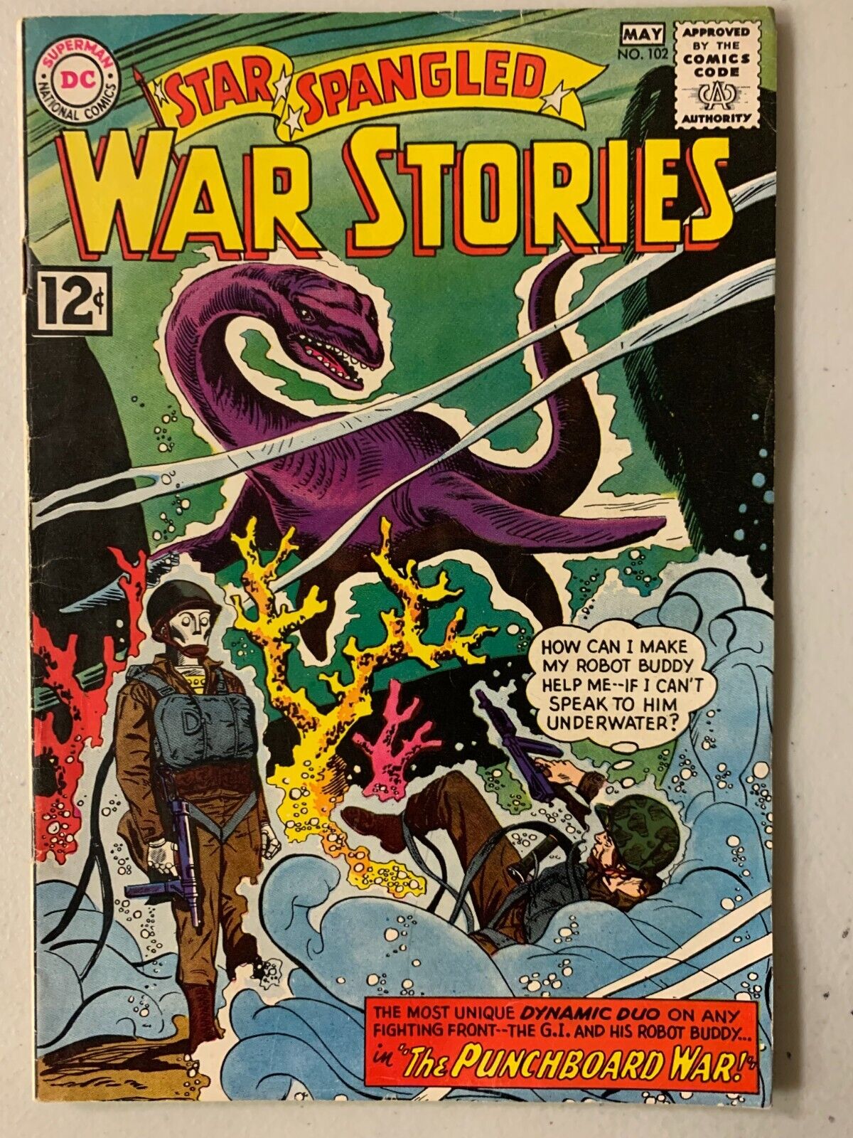 Star Spangled War Stories #1-2 all dinosaur issue 4.0 (1962)