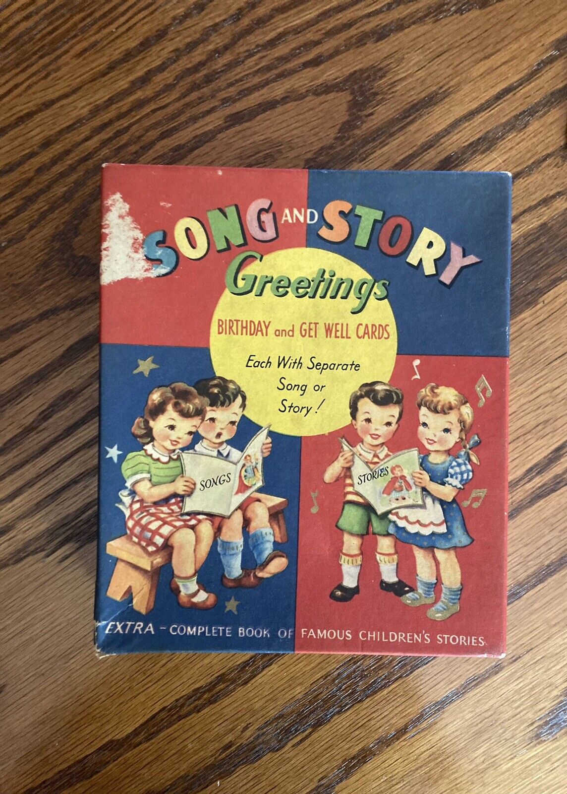 ANTIQUE STORYBOOK  GREETING CARDS   - 1950’s ORIGINAL