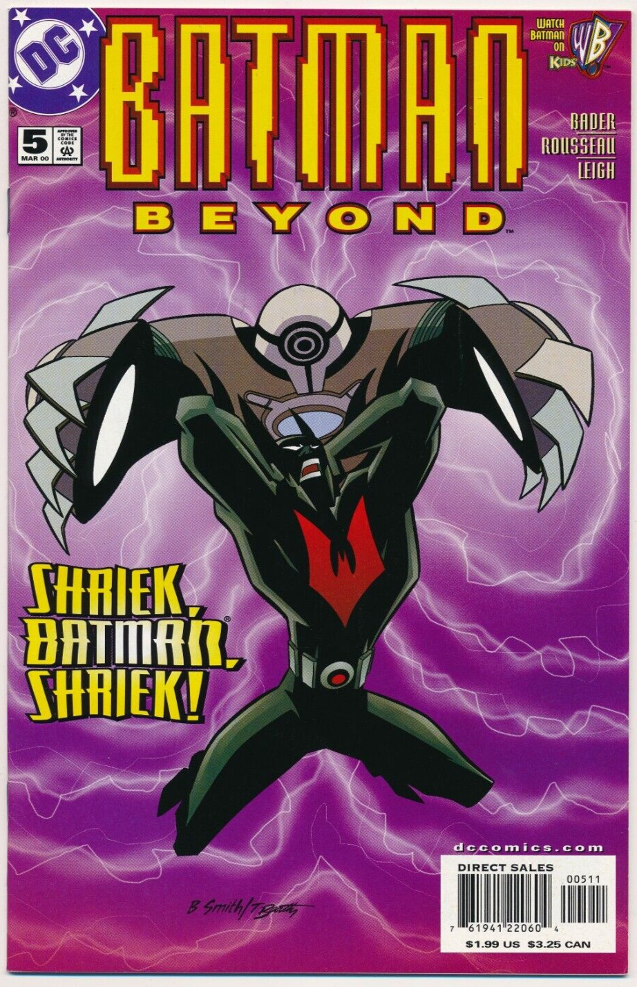 Batman Beyond (DC, 1999 series, 2nd series) #5 NM