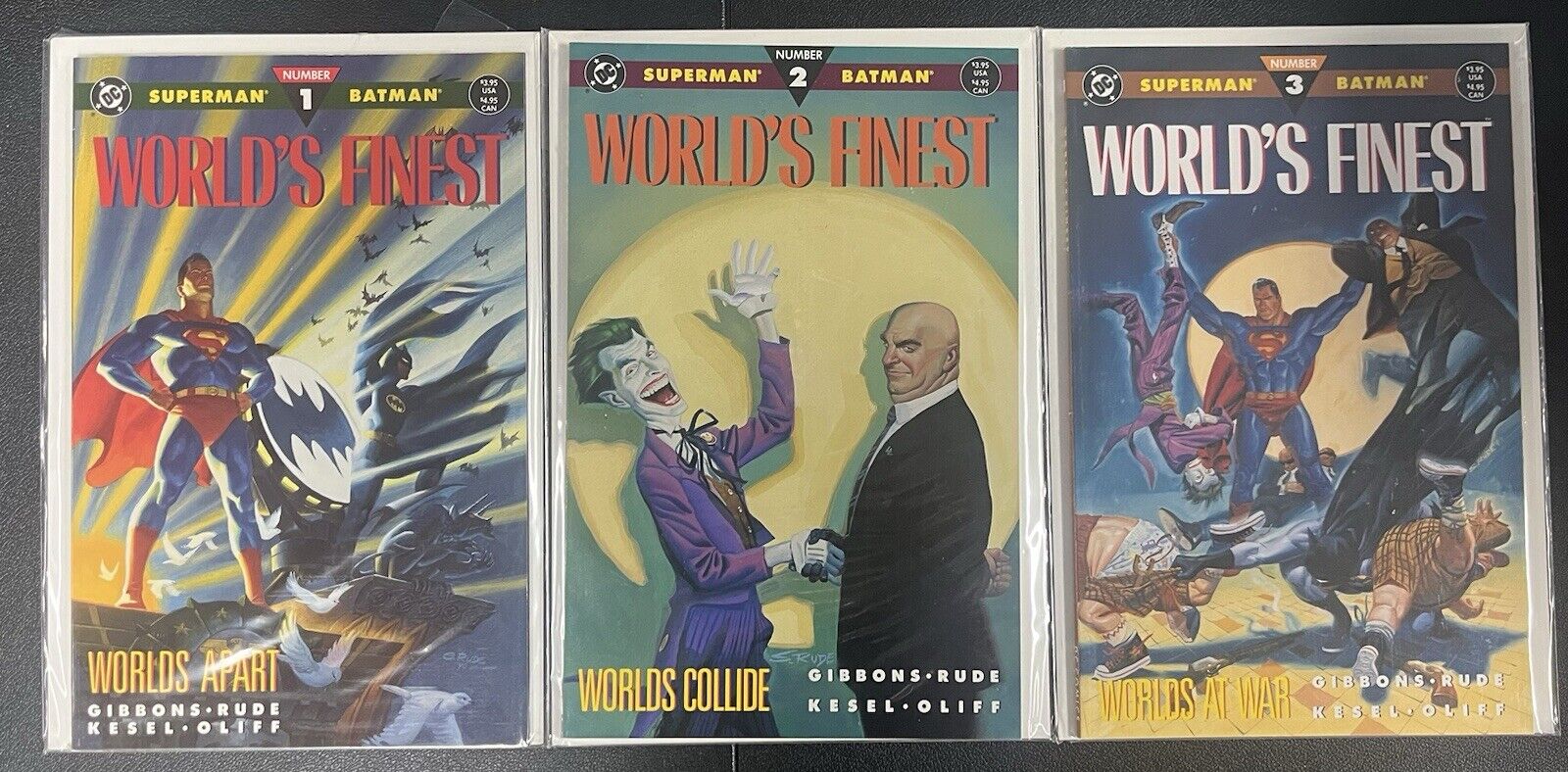 DC Worlds Finest #1-3 Gibbons Batman Superman 