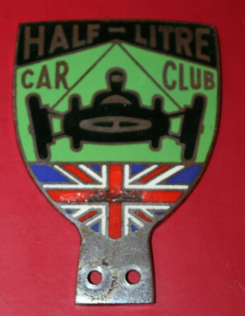 Half Litre Car Club Original Car Badge 500