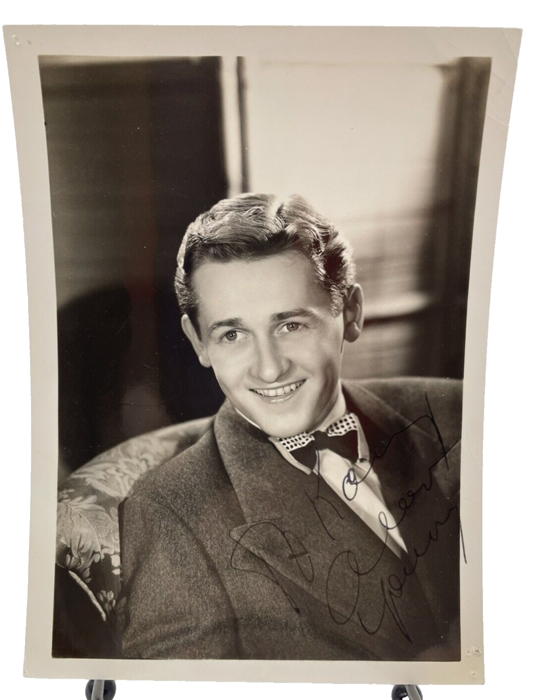 Actor Alan Young Signed Photograph Headshot known for Mister Ed Actor 1960\'s