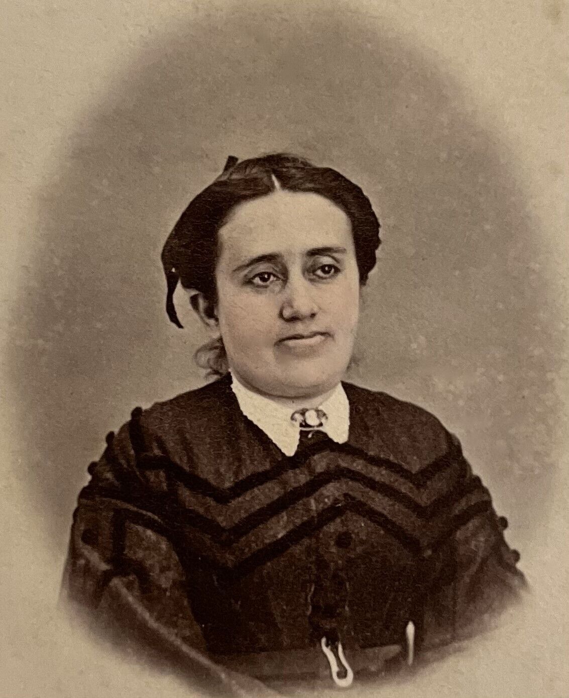 ~1866-1868 CDV PHOTO YOUNG WOMAN, J.M. Hunter, M.D., Photographer