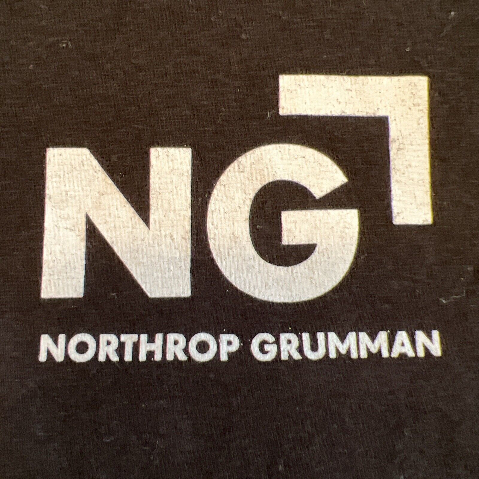 NWOT Northrop Grumman NG Space Systems Manufacturer Maker Shirt Large Black Rare