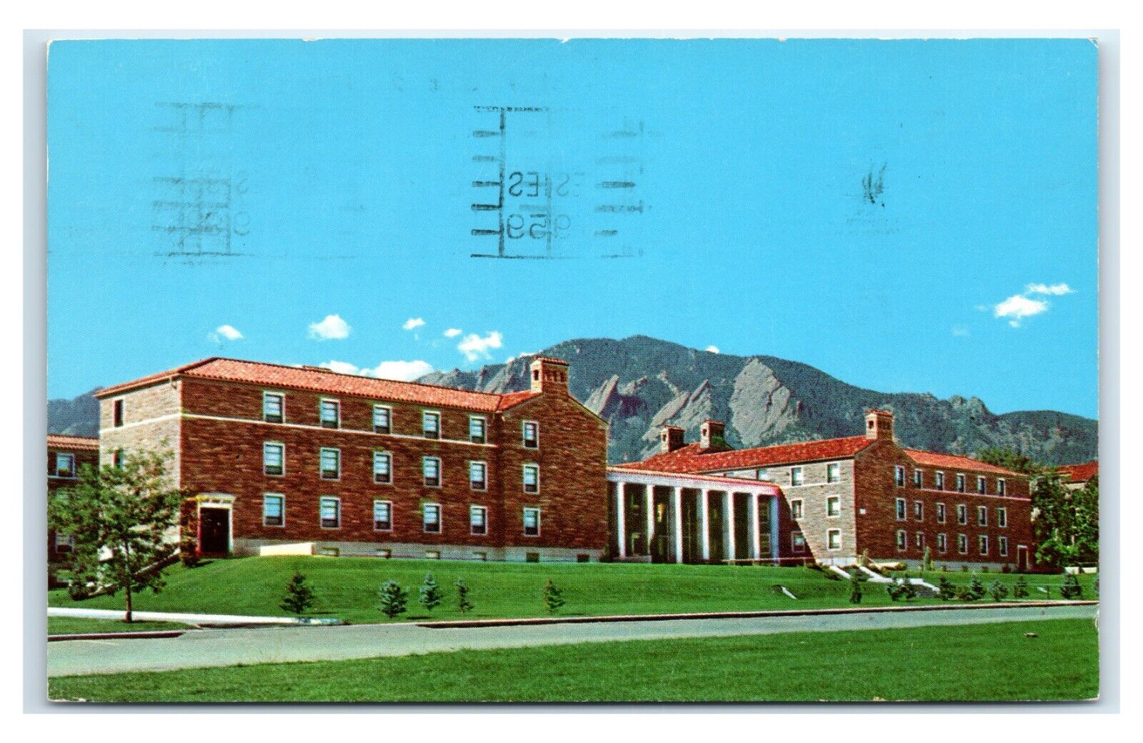 Postcard Libby Residence Hall, University of CO, Boulder 1959 S16