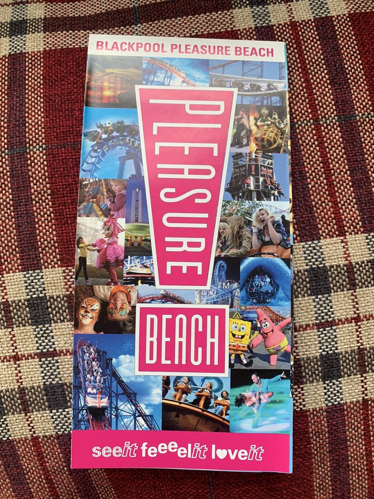 BLACKPOOL PLEASURE BEACH ADVERTISING BROCHURE 2014 roller coaster amusement