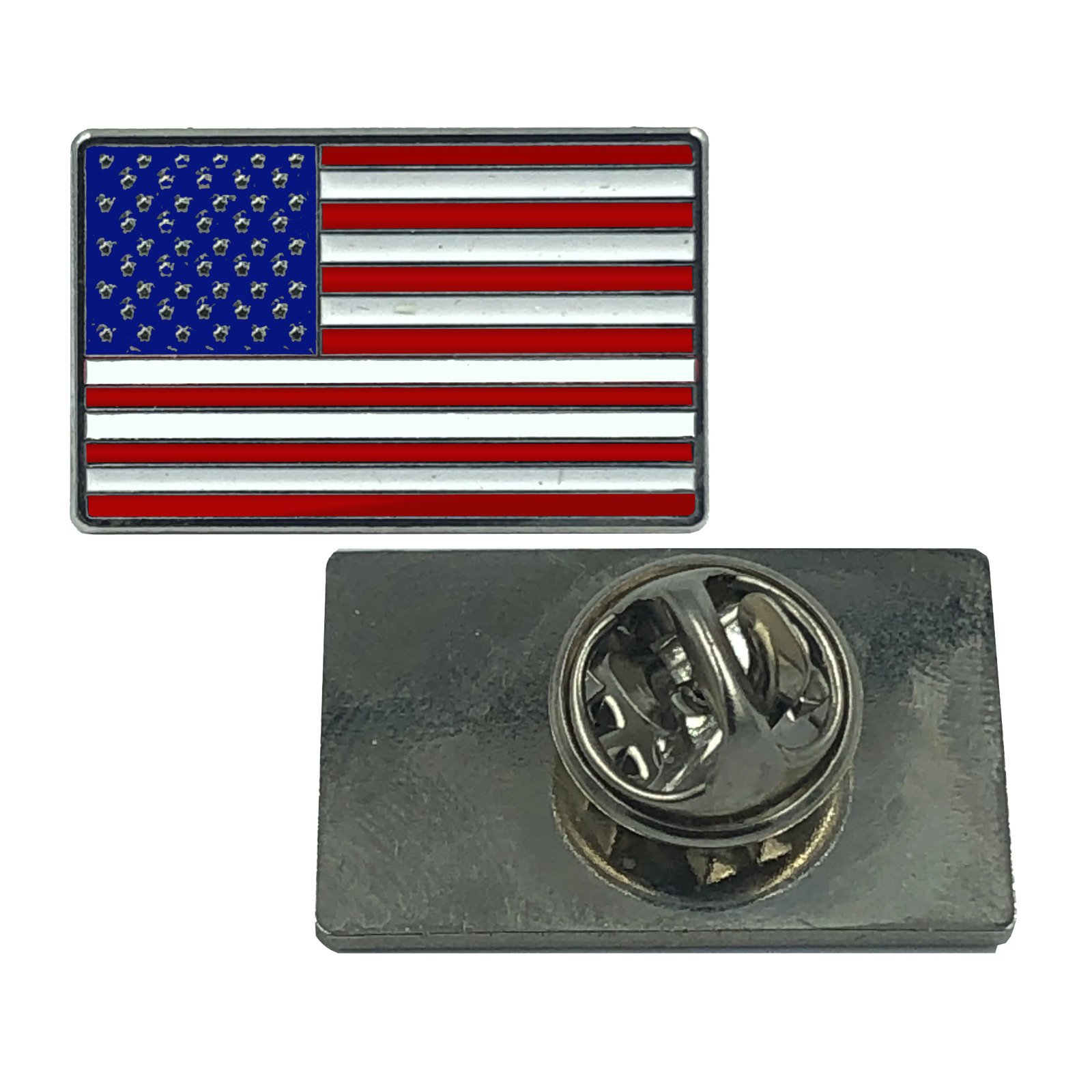 American Flag Lapel Pin, U.S. Stars are Stripes, Old Glory US USA L-25 ZQ-204