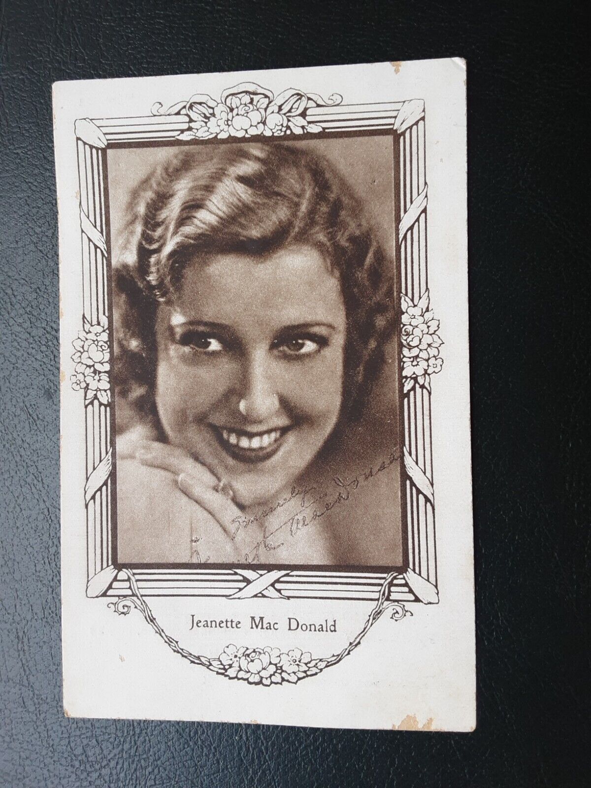1930 JEANETTE MAC DONALD ,  SPANISH CHOCOLATE CARD, ARTISTAS DE CINE SERIES