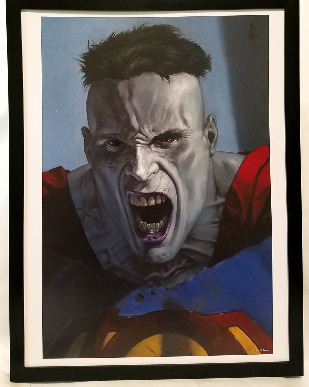 Bizarro Superman by Riccardo Federici FRAMED 12x16 Art Print DC Comics Poster