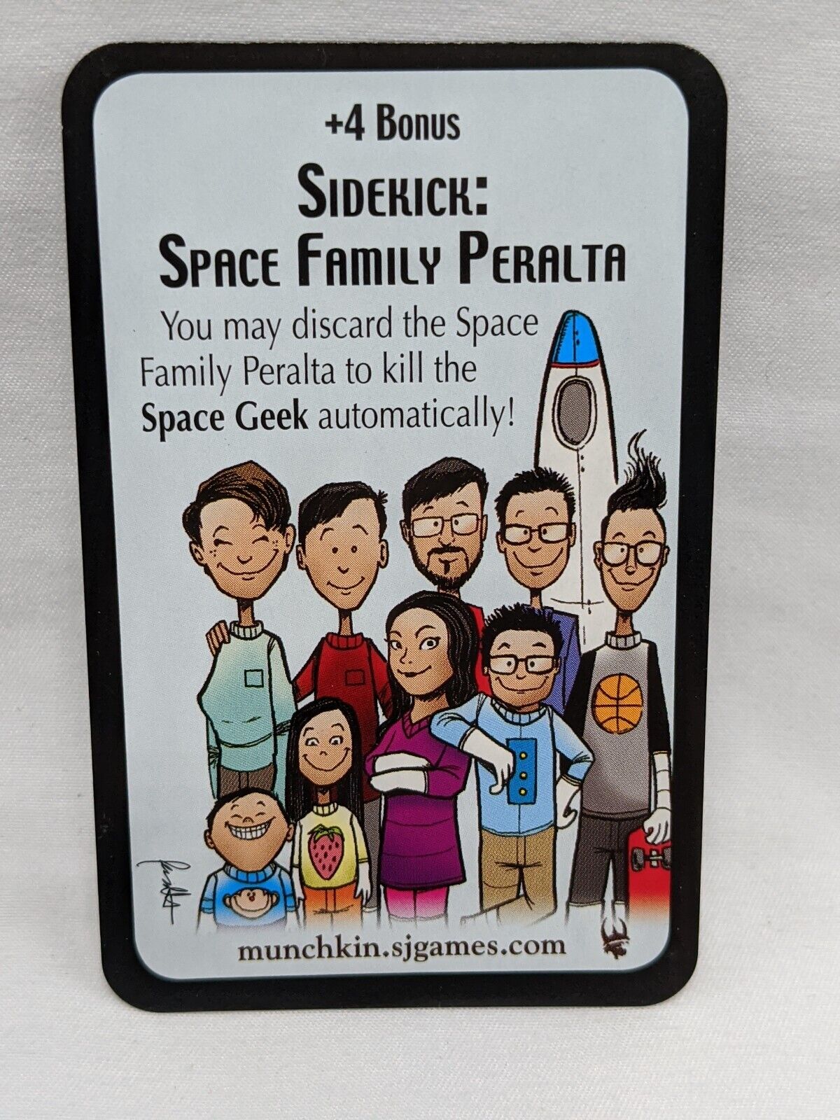 Star Munchkin Sidekick Space Family Peralta Promo Card