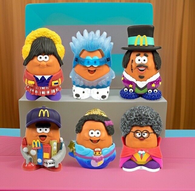 McDonald’s 2023 Kerwin Frost Artist Box McNugget Buddies Set of 6 & Trading Card