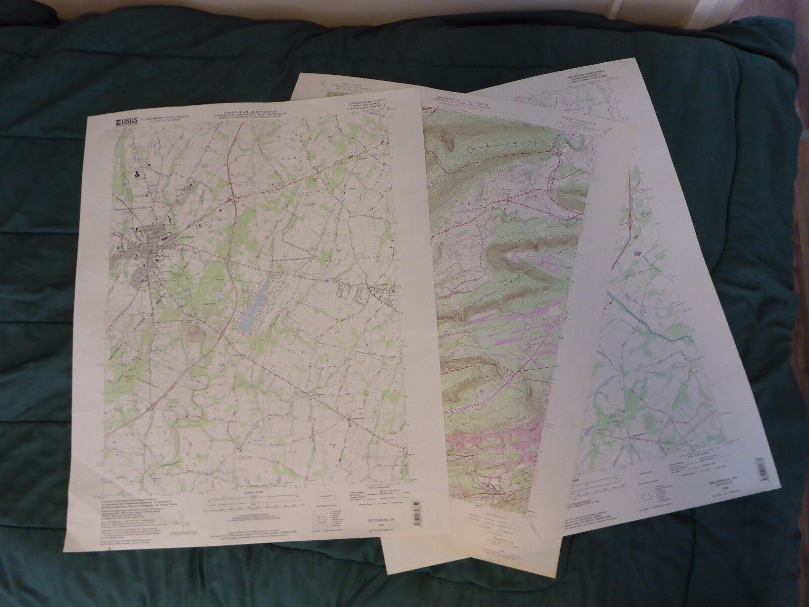 West Virginia USGS Topographic Quadrangle Maps - Multiple maps available