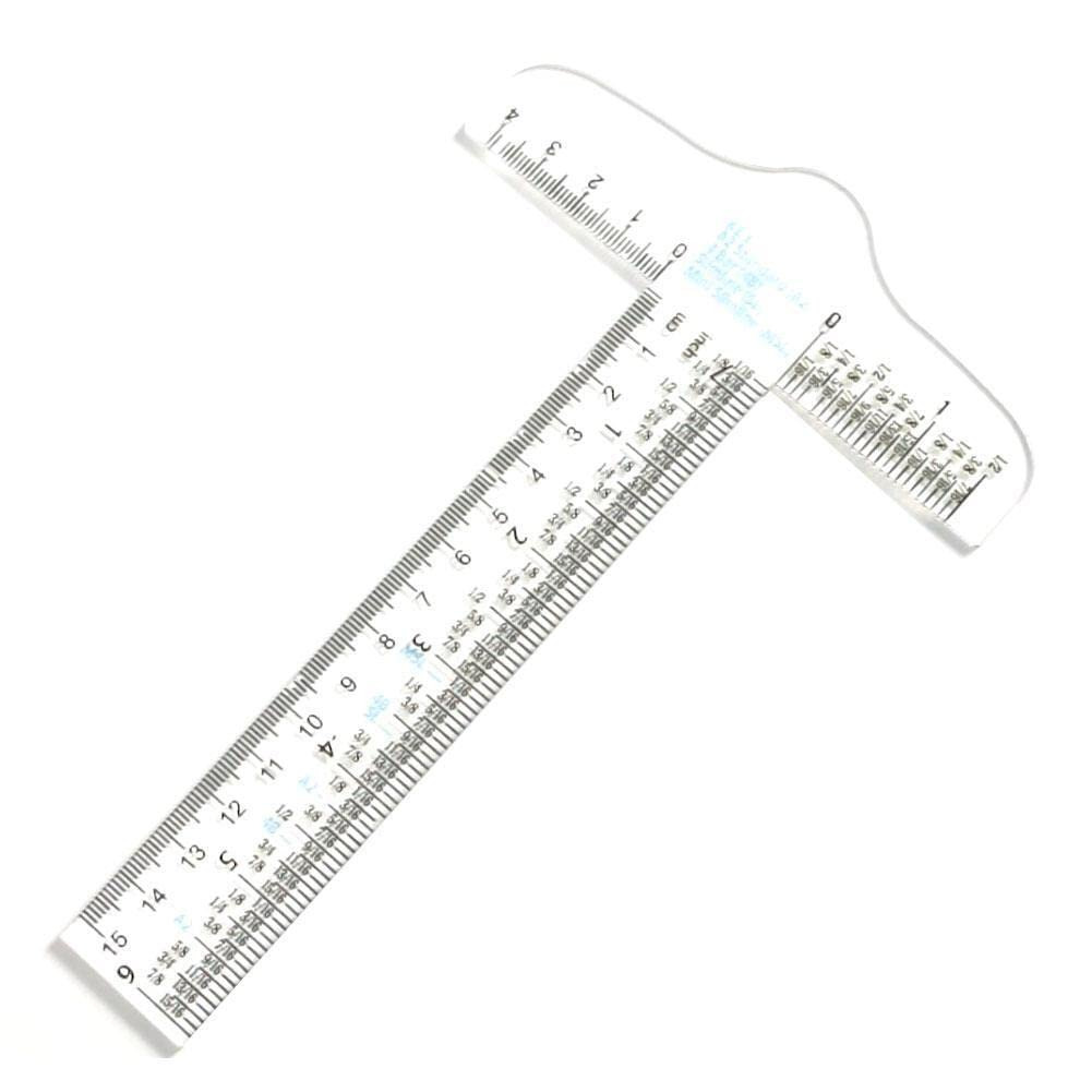 6 Inches Clear Acrylic T-Square Ruler, T Square Ruler, Drafting Tools, Drafting