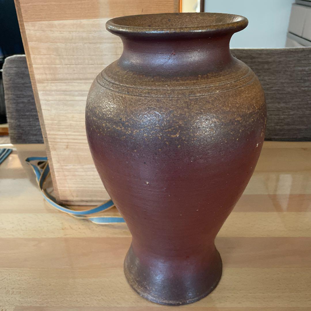 Vase Japanese Pottery of Bizen #5472 32.5cm/12.8\