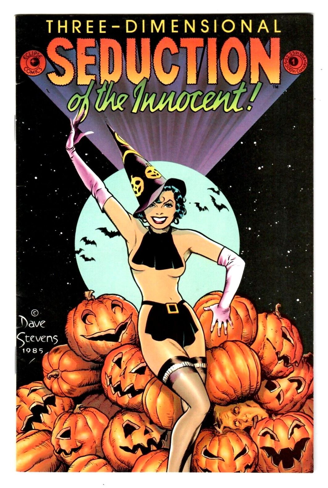 Three Dimensional SEDUCTION OF THE INNOCENT #1 Dave Stevens 1985 Eclipse Comics