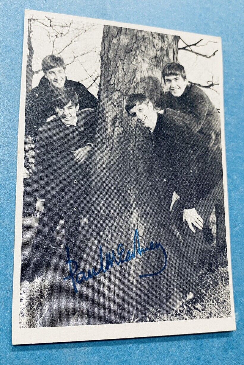 1964 Topps Beatles B & W 1st Series Card # 35 Paul McCartney No Creases