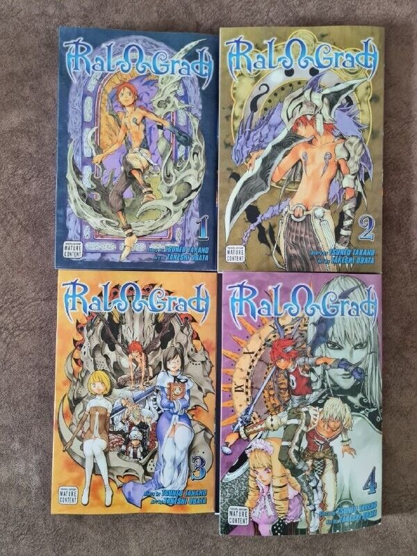 Ral O Grad Manga by Tsuneo Takano vol 1-4 (End) (English Version) Fast Shipping