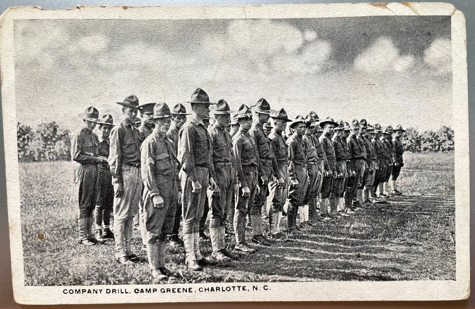 Vintage Postcard 1917 Camp Greene, Charlotte, North Carolina (NC)