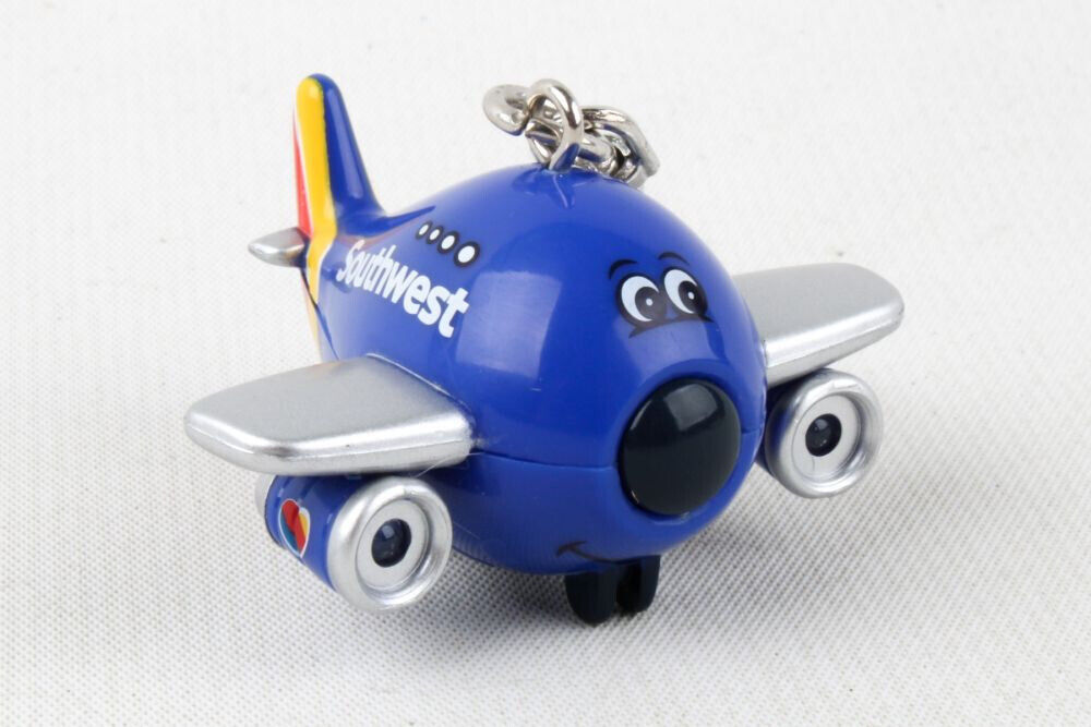 Southwest Airlines Jet Airplane Keychain with Sounds & Lights
