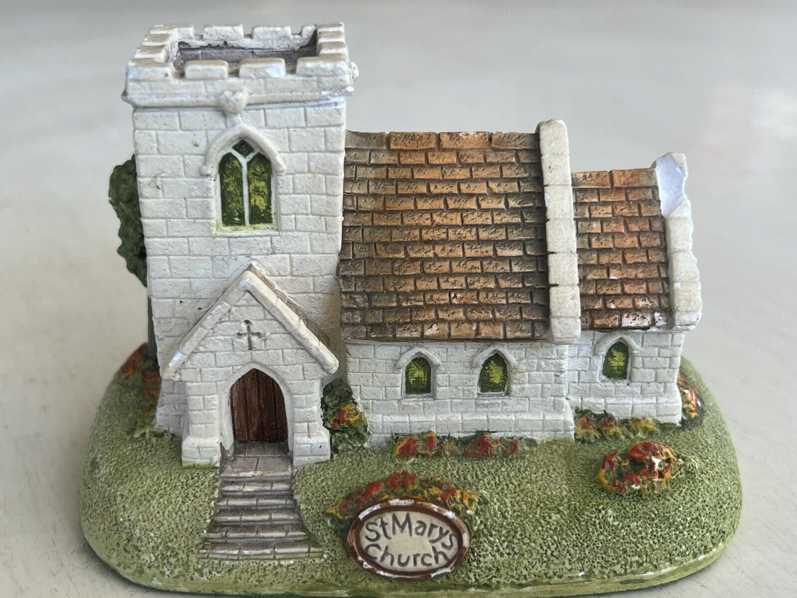Memory Lane Miniature Cottage St. Mary’s Church By Peter Tomlins