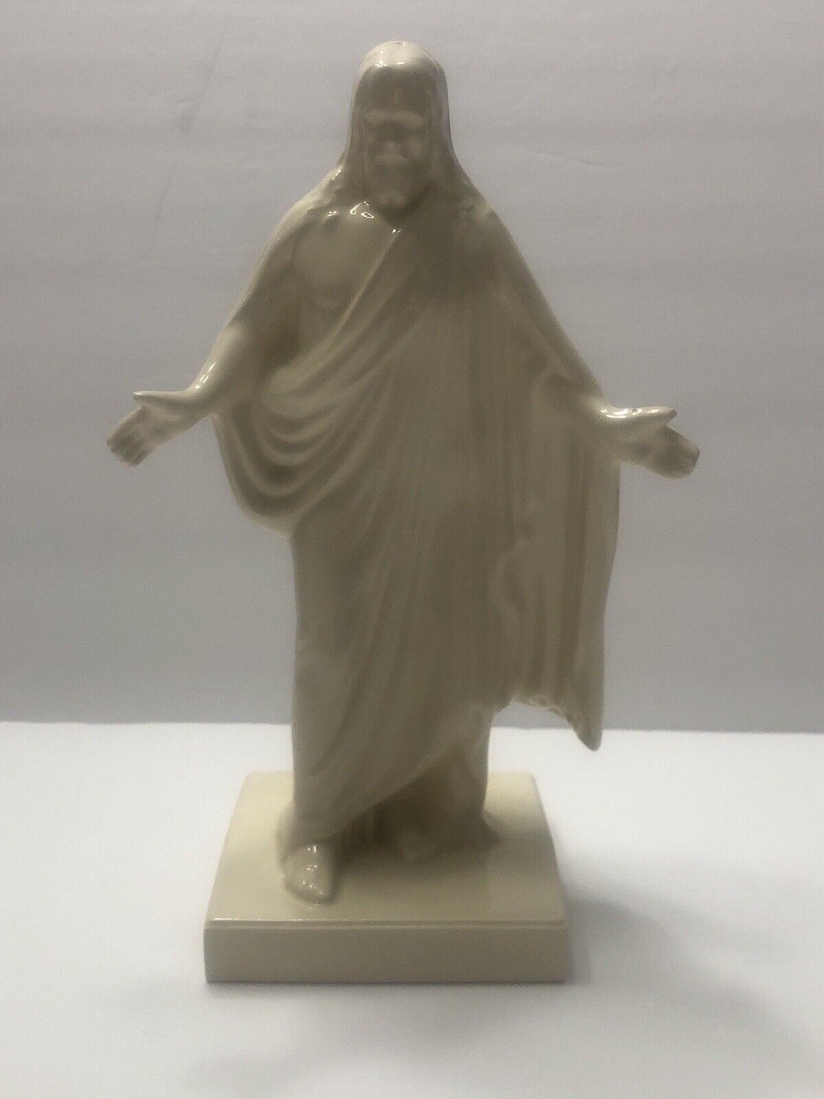 Christus Ressurrected Jesus Christ Statue 11” Glazed Ceramic Porcelain Figurine