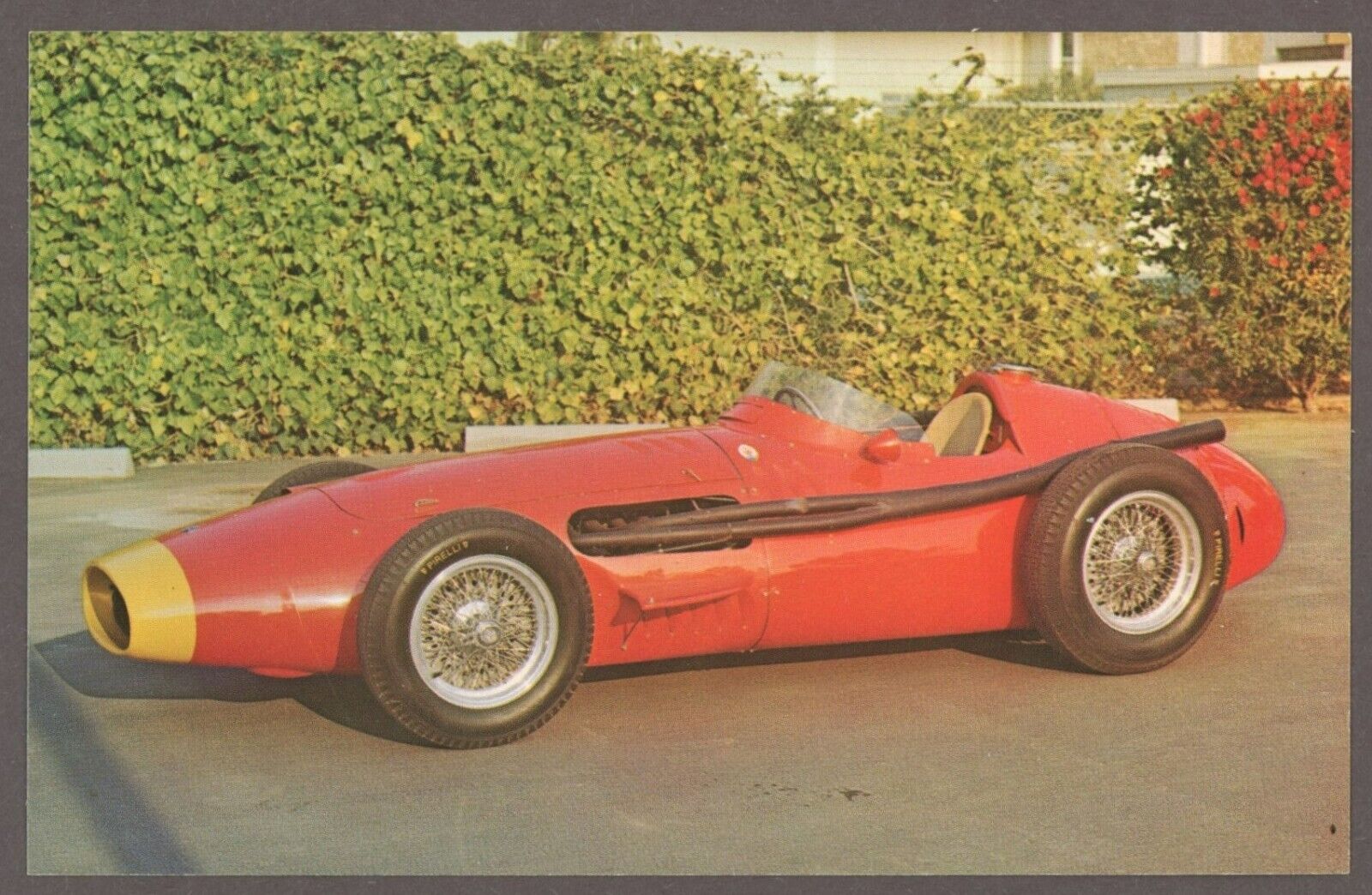 1954 Maserati 250F Grand Prix Racer Automobile Classic Car Postcard