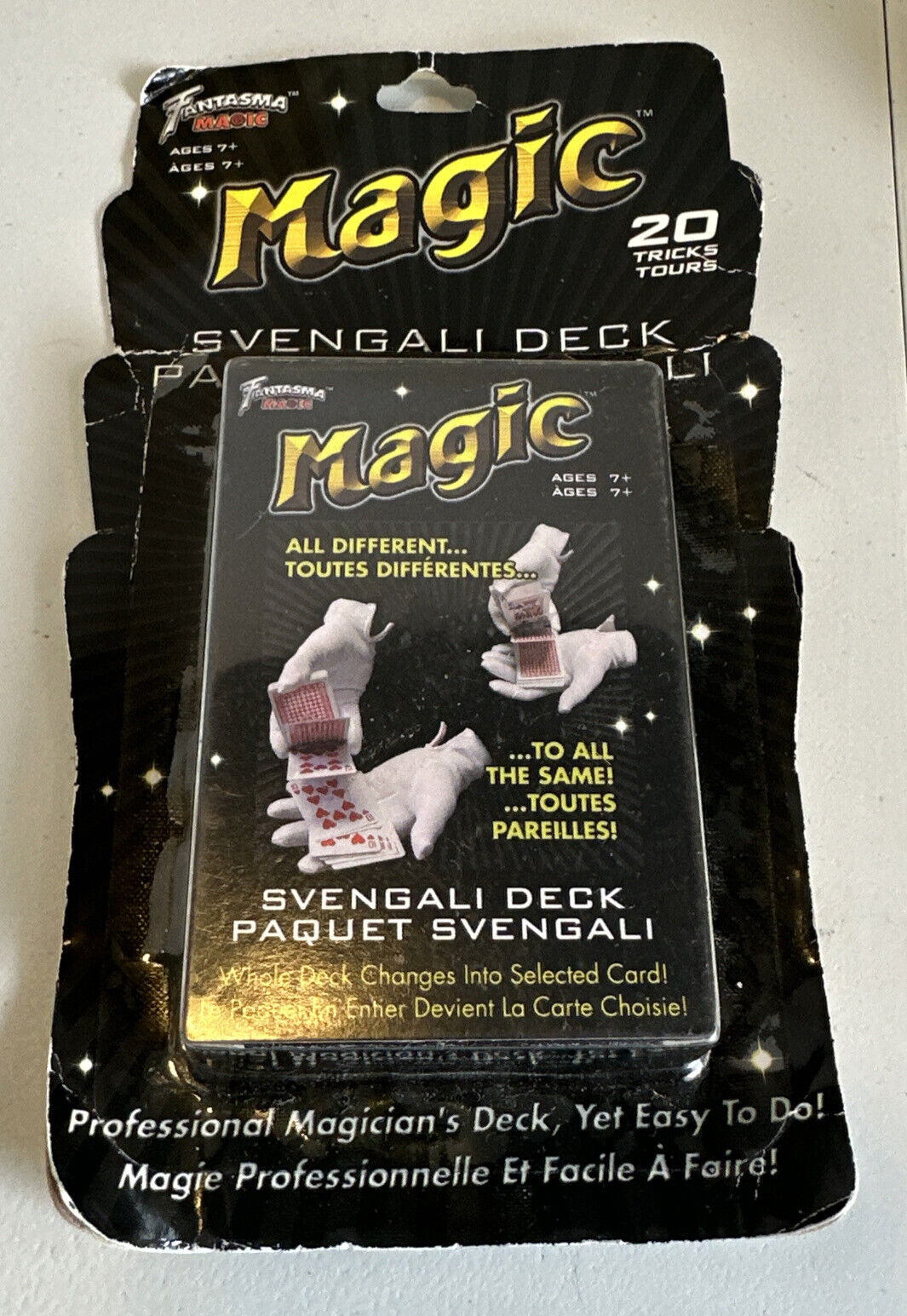 NEW Fantasma Toys, Magic Svengali Deck, Over 20 Tricks, 2009, SEALED, cards