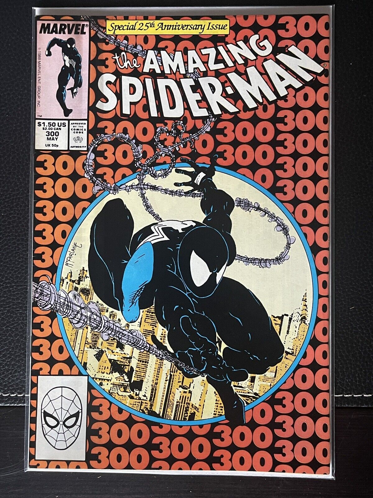 Amazing Spider-Man #300 1st App Venom Key Todd McFarlane Cover and Art Marvel