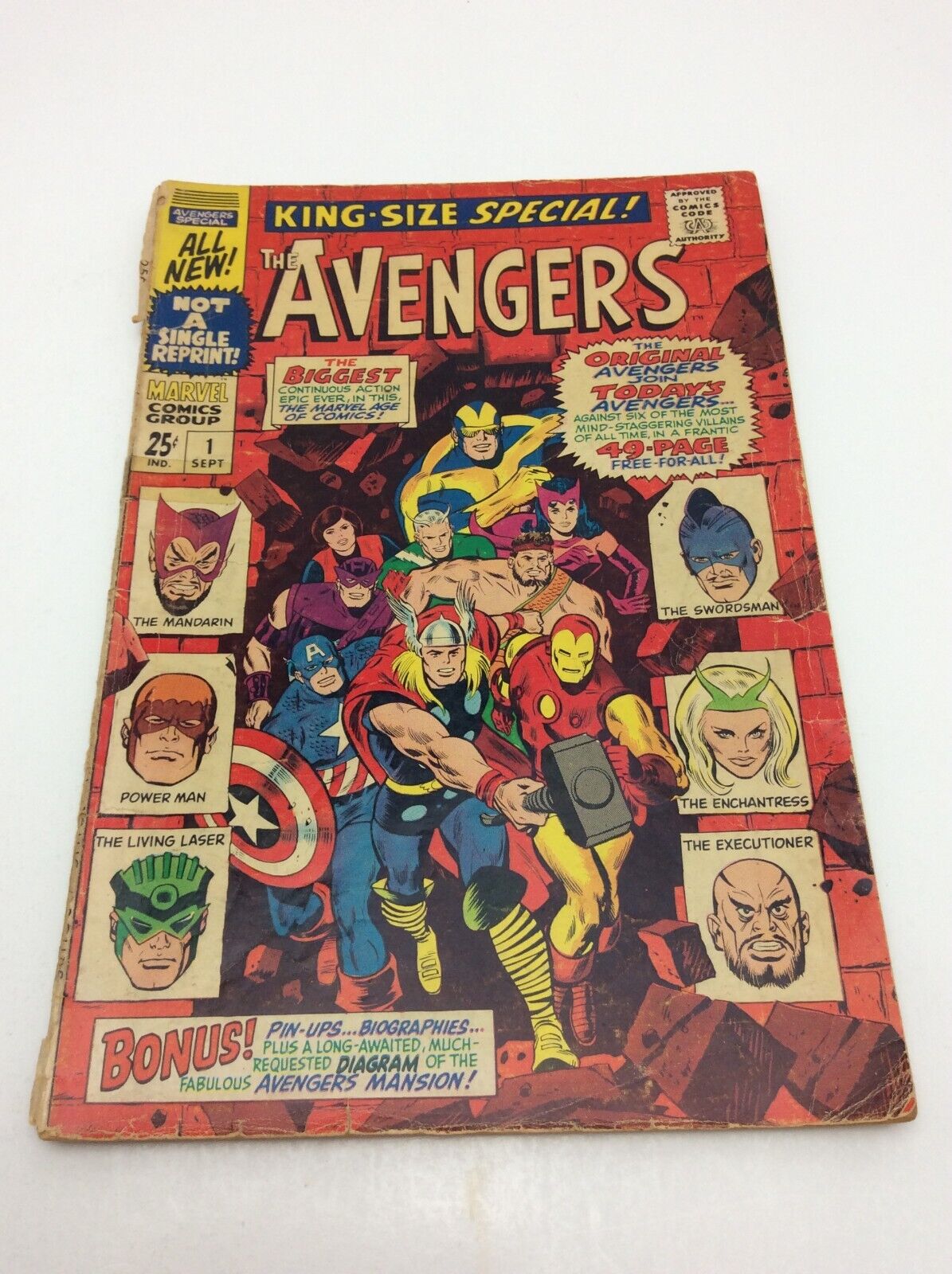 Marvel Comics Group King-Size Special The Avengers #1 1967