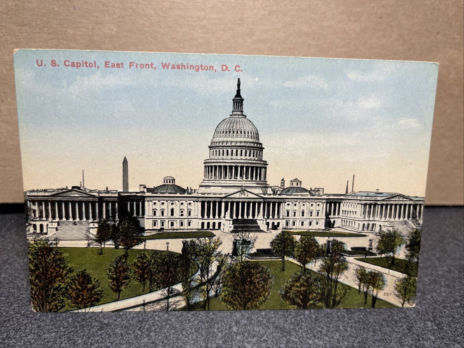 U. S. Capitol East Front Washington DC Postcard￼
