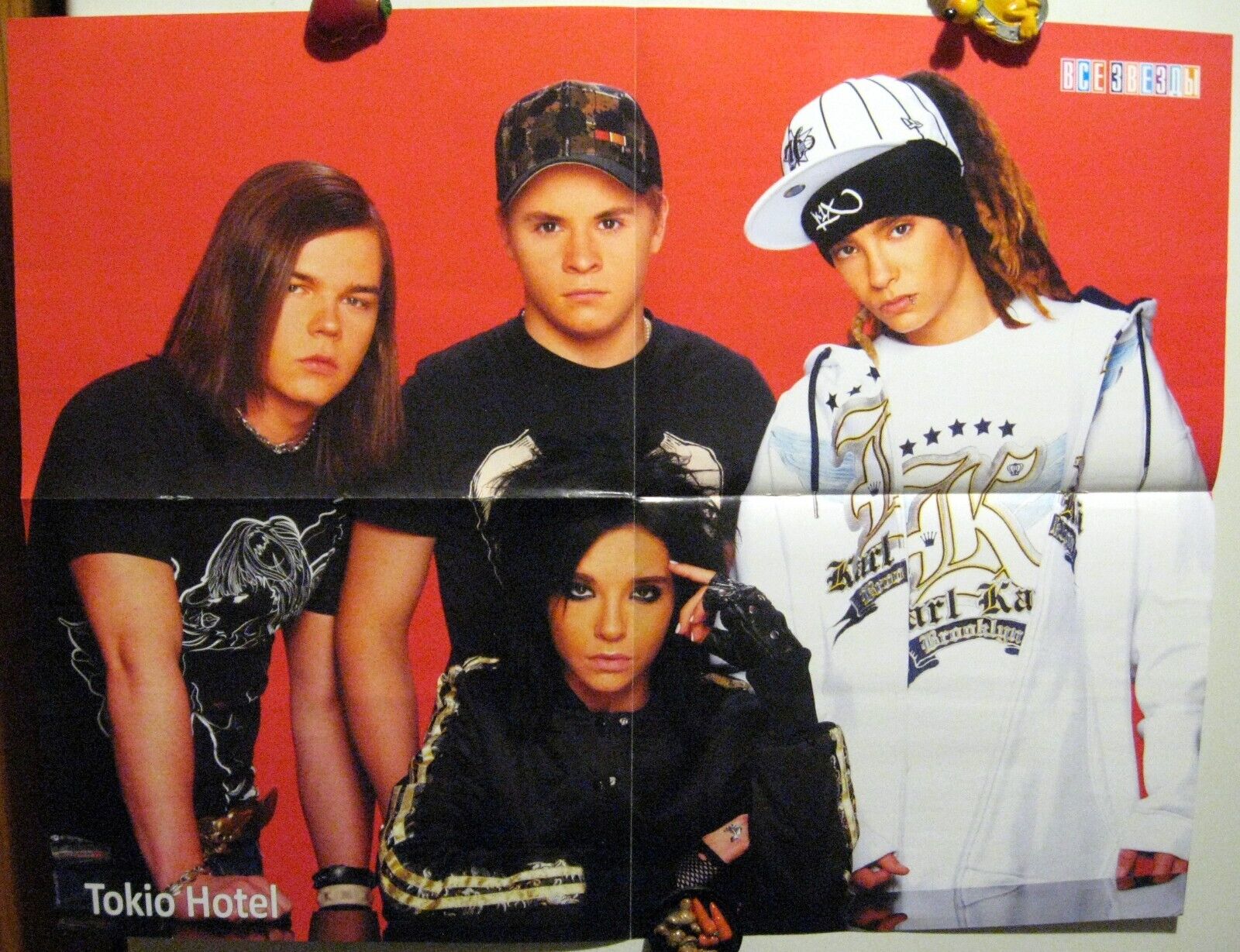 Tokio Hotel magazine poster A2 23x16