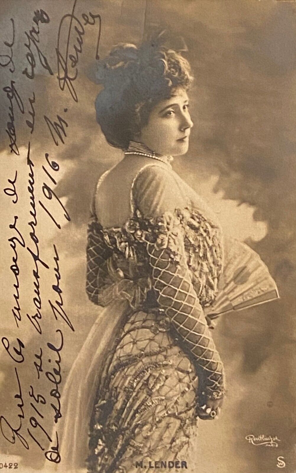 CPA Photo - Marcelle LENDER (1861-1926) - French singer and actress