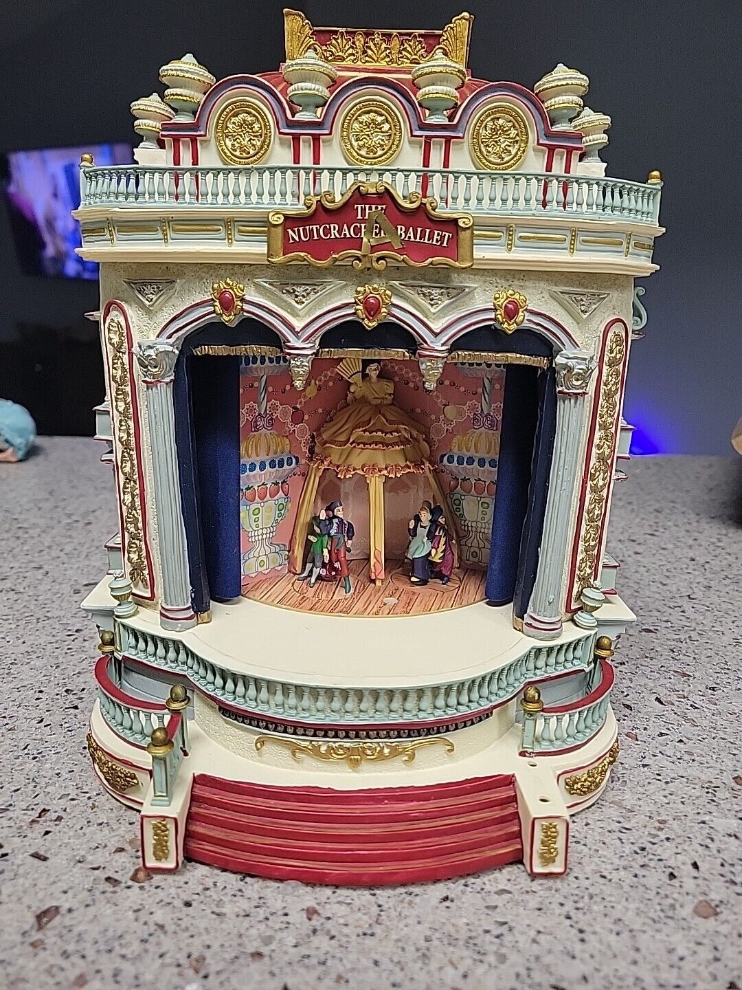 Vtg Mr. Christmas Theater The Nutcracker Ballet Electronic Music Box Parts only 