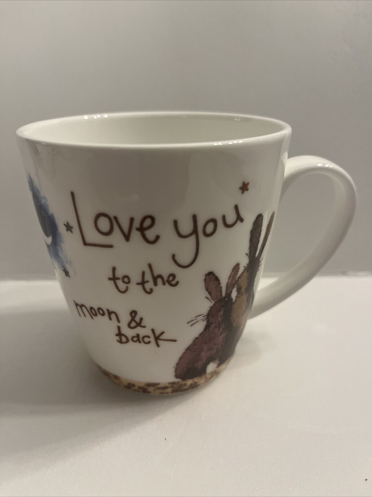 QUEEN’S BY CHURCHILL LOVE YOU TO THE MOON AND BACK MUG ALEX CLARK SPARKLE MOON