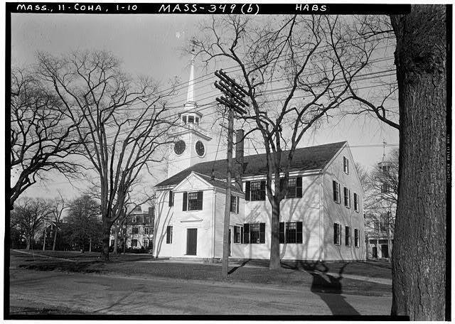 First Parish Meetinghouse,Cohasset Common,Cohasset,Norfolk County,MA,HABS,2