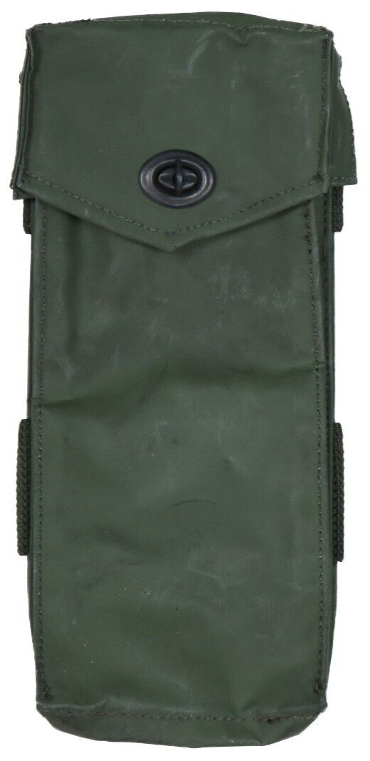 Authentic Belgian OD Green PVC Mag Pouch Military Issue Bag