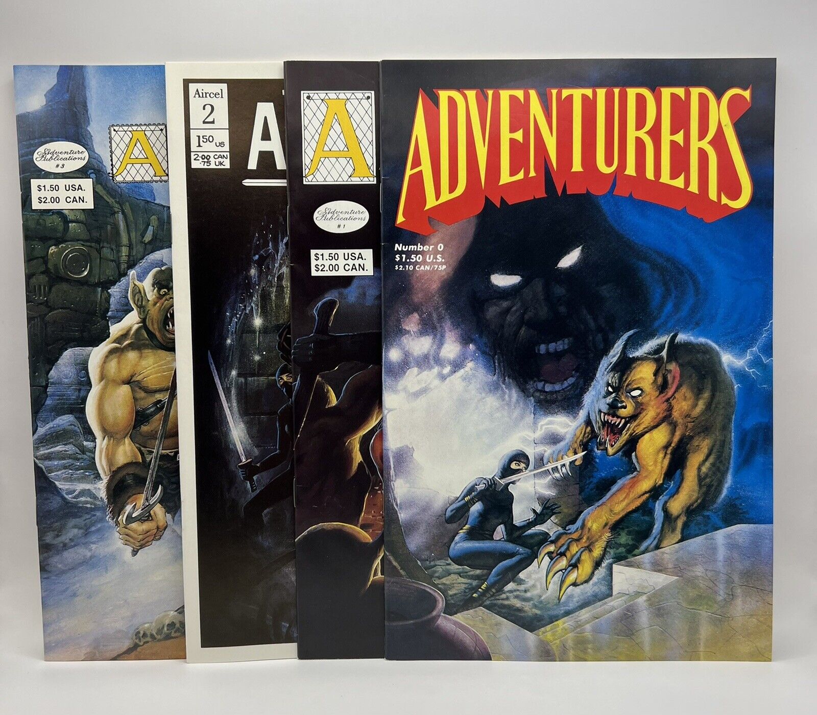 Adventurers Comic Lot - 8 Books 0 - 8