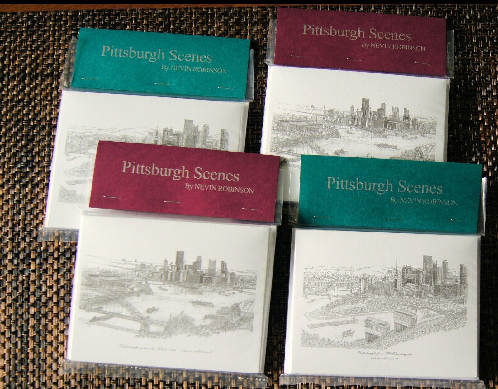  Pittsburgh Scenes Note Cards by Nevin Robinson