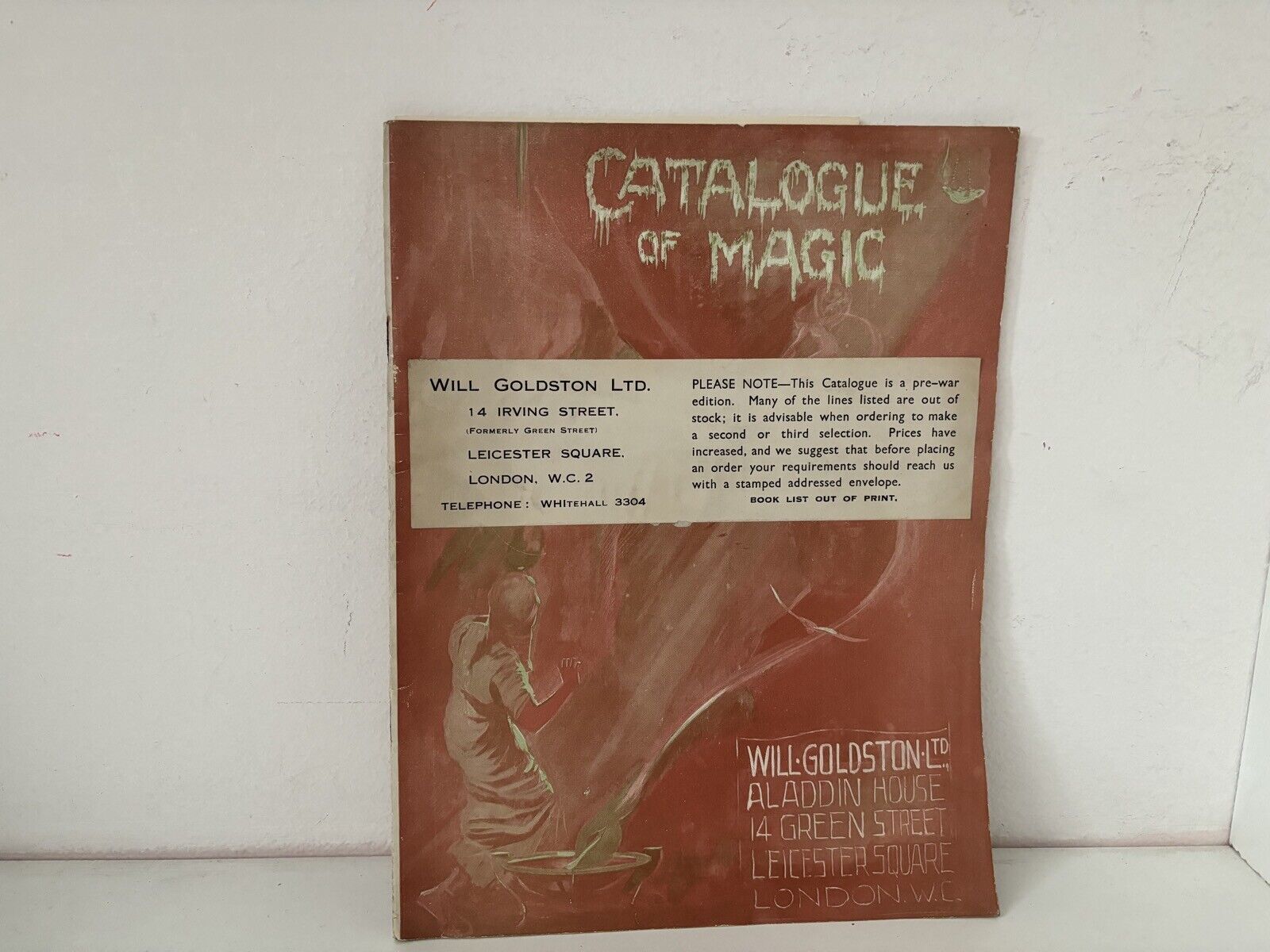 Will Goldston Catalogue of Magic Circa 1932