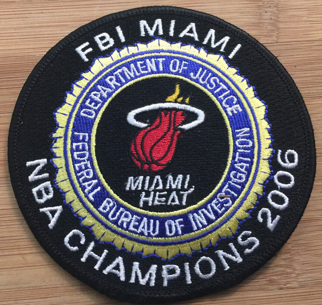 FBI - Miami - HEAT - 2006 - NBA Champs Genuine *Kokopelli Patch*
