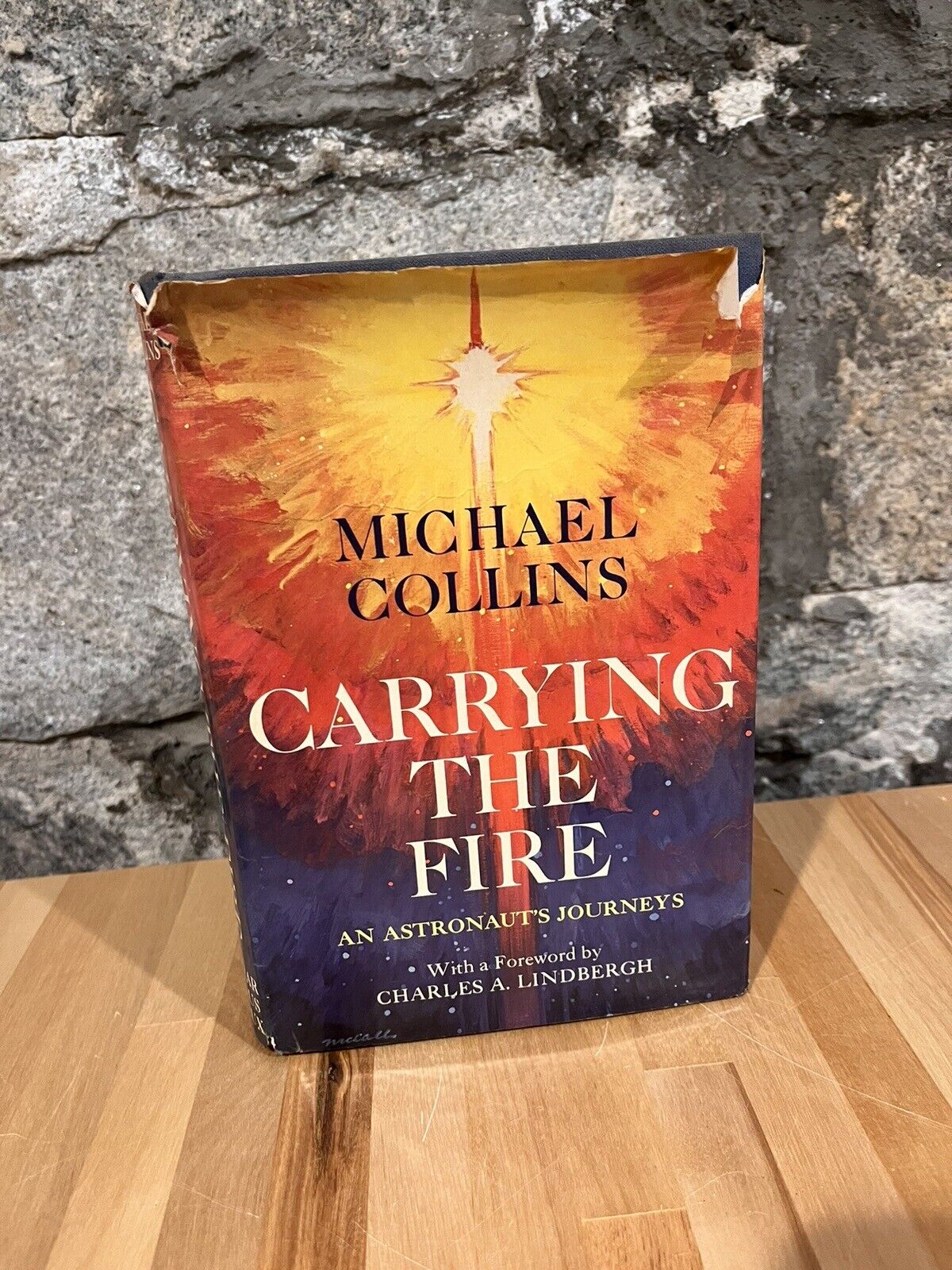 Michael Collins SIGNED/AUTOGRAPHED - Carrying the Fire FIRST Ed. 1st Printing