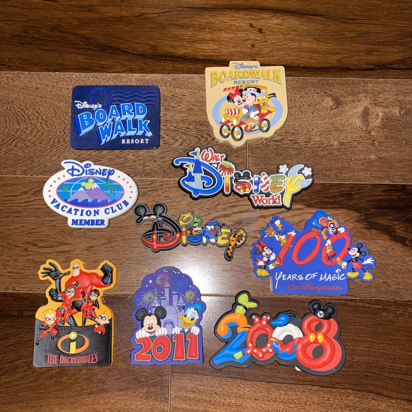 Lot Of Disney Rubber Magnets