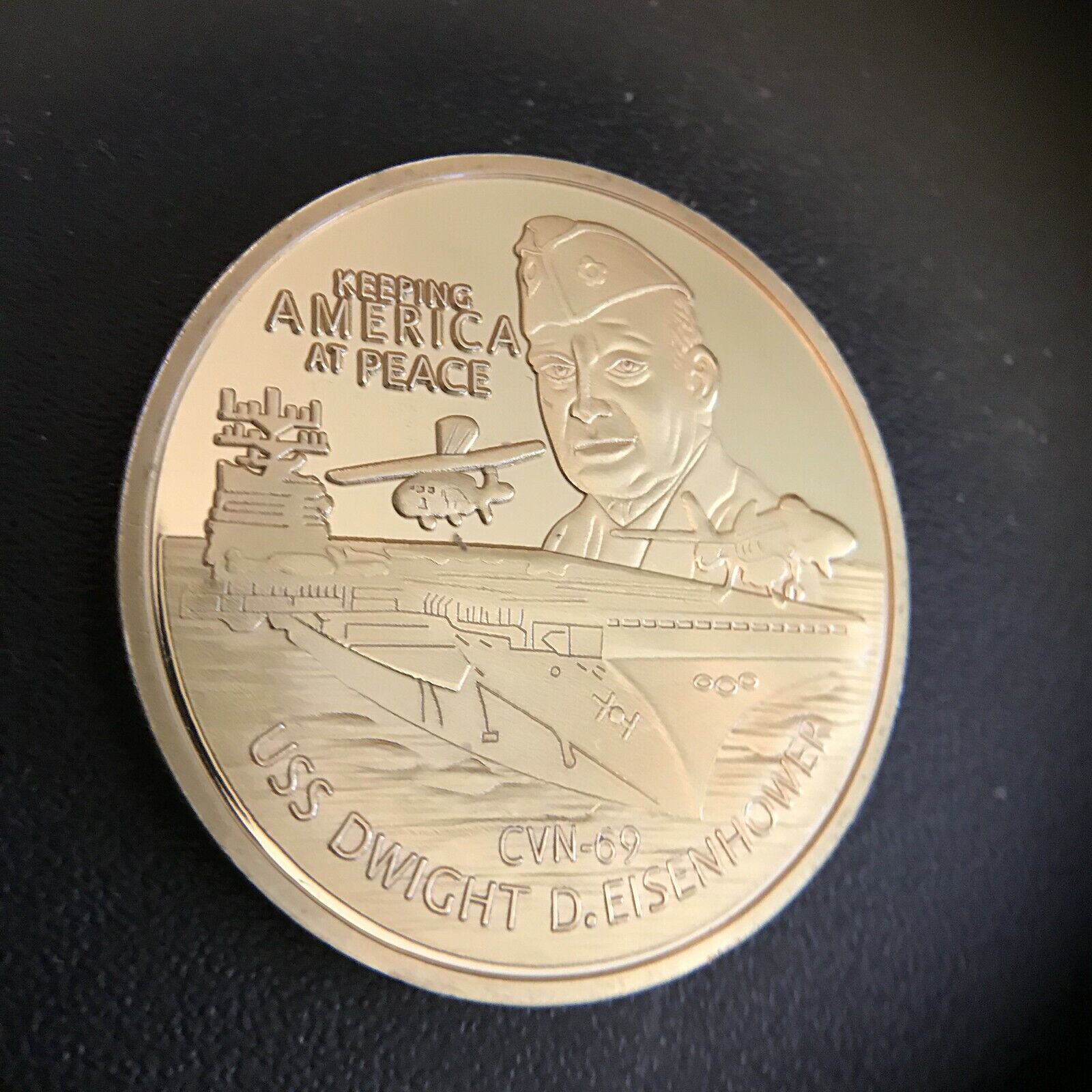 US Navy Challenge coin, USS DWIGHT D. EISENHOWER (CVN-69)