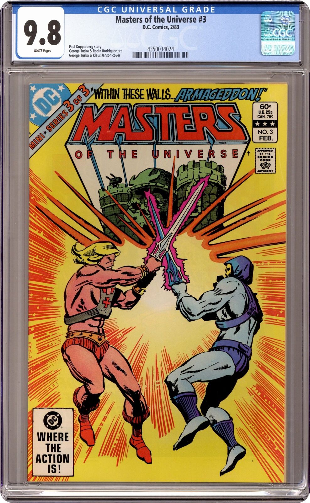 Masters of the Universe #3 CGC 9.8 1983 4350034024