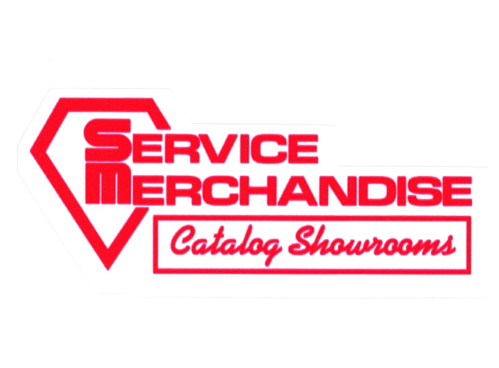 Service Merchandise Catalog Showrooms Logo Sticker (Reproduction)