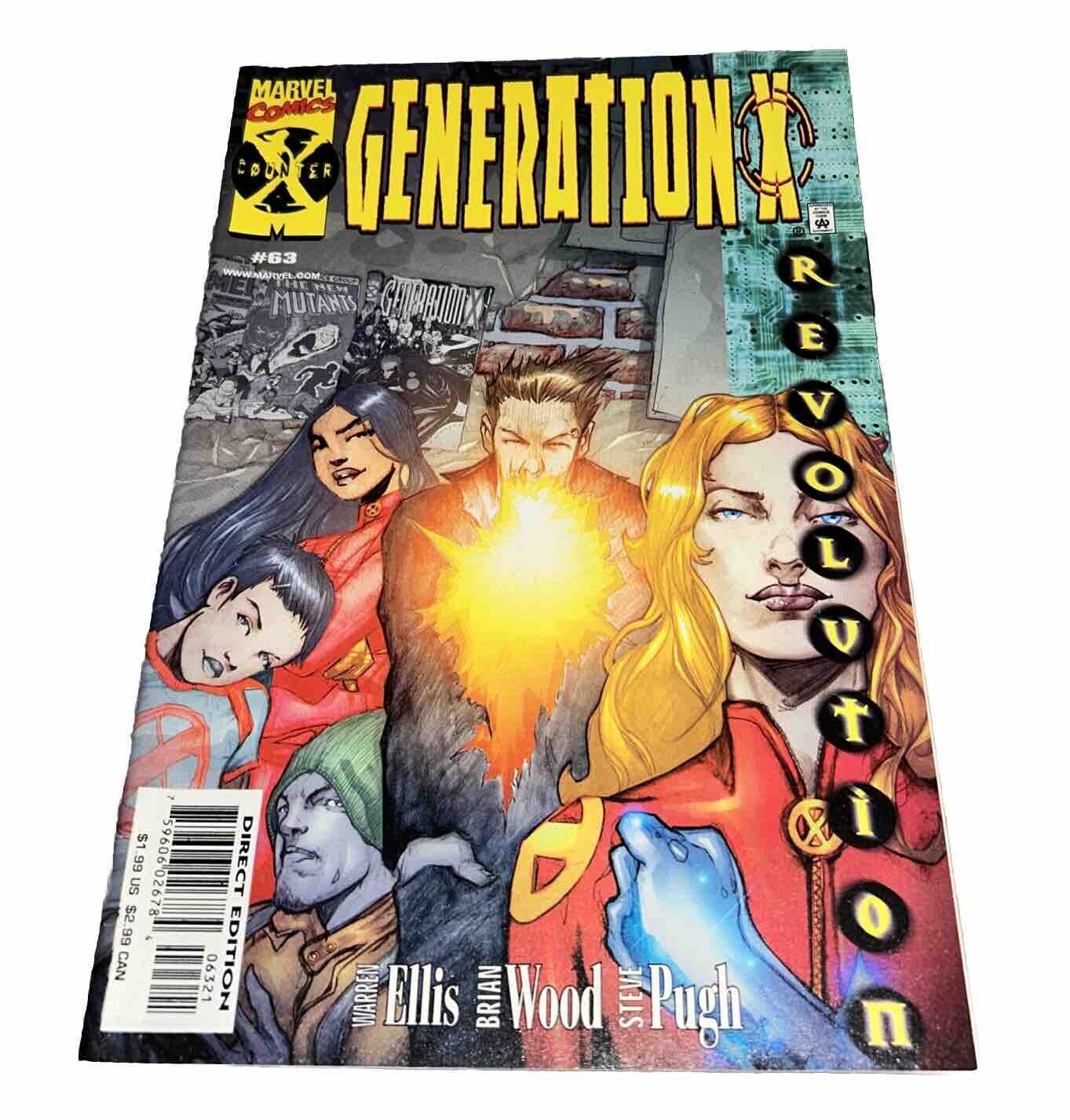 Generation X #63 Comic Book Marvel Comics 2000