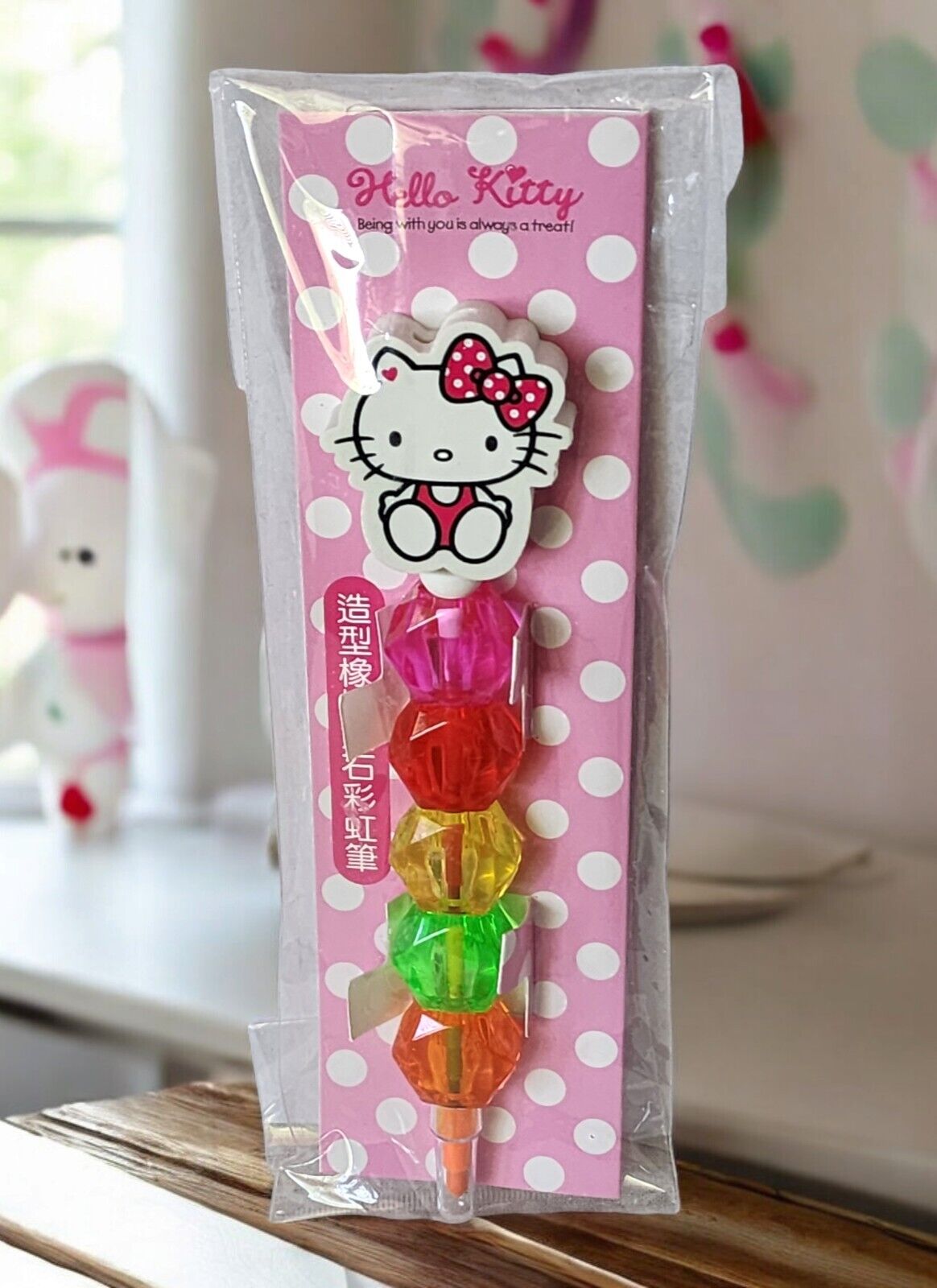 Super Cute Sanrio Hello Kitty 5 Colors Crayon,  Fun, Gift,  School 