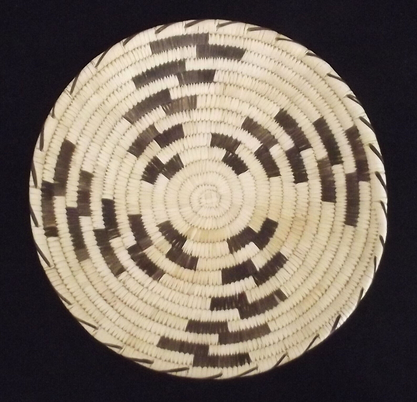 Papago - Arizona Native American Indian Basket - Shallow Tray - ~13\