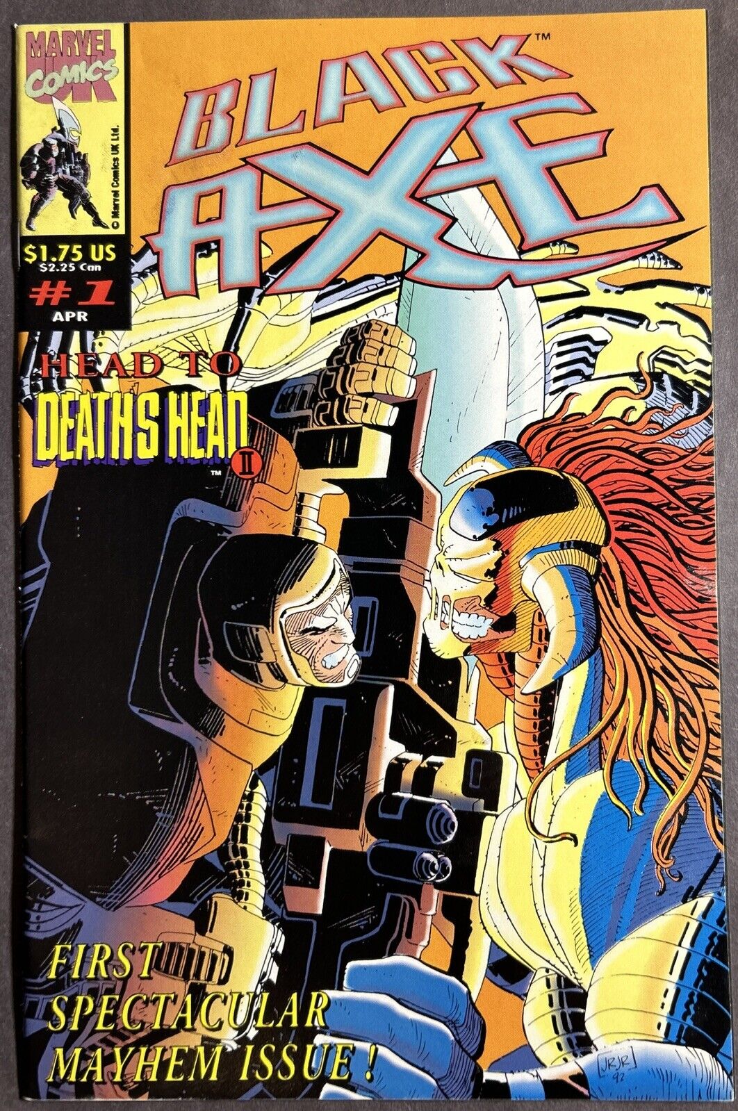 Marvel UK Black Axe #1 (1993) Marvel Comics  1st App. of Black Axe